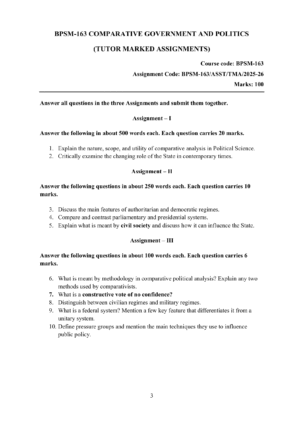 IGNOU BPSM-163 Solved Assignment 2025-26 – English Medium