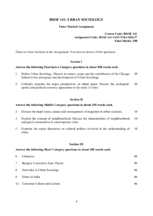 IGNOU BSOE-141 Solved Assignment 2026-27 – English Medium