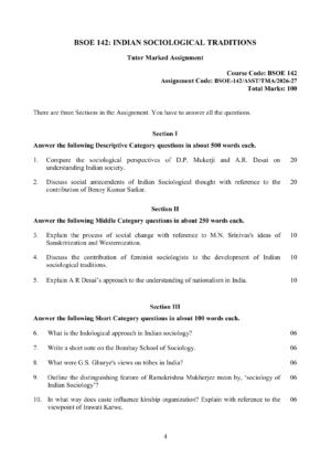 IGNOU BSOE-142 Solved Assignment 2026-27 – English Medium