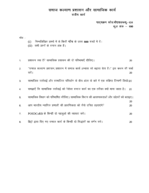 IGNOU BSW-131 Solved Assignment 2026-27 – Hindi Medium