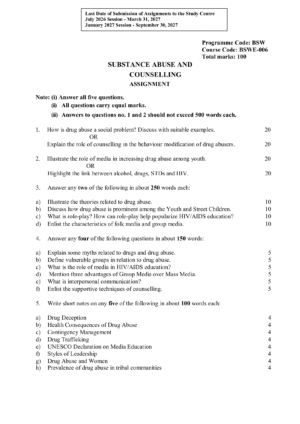 IGNOU BSWE-006 Solved Assignment 2026-27 – English Medium