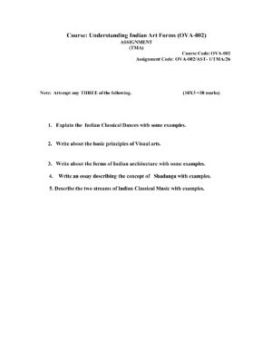 IGNOU OVA-002 Solved Assignment JULY 2026 – English Medium
