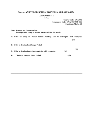 IGNOU OVA-003 Solved Assignment JULY 2026 – English Medium