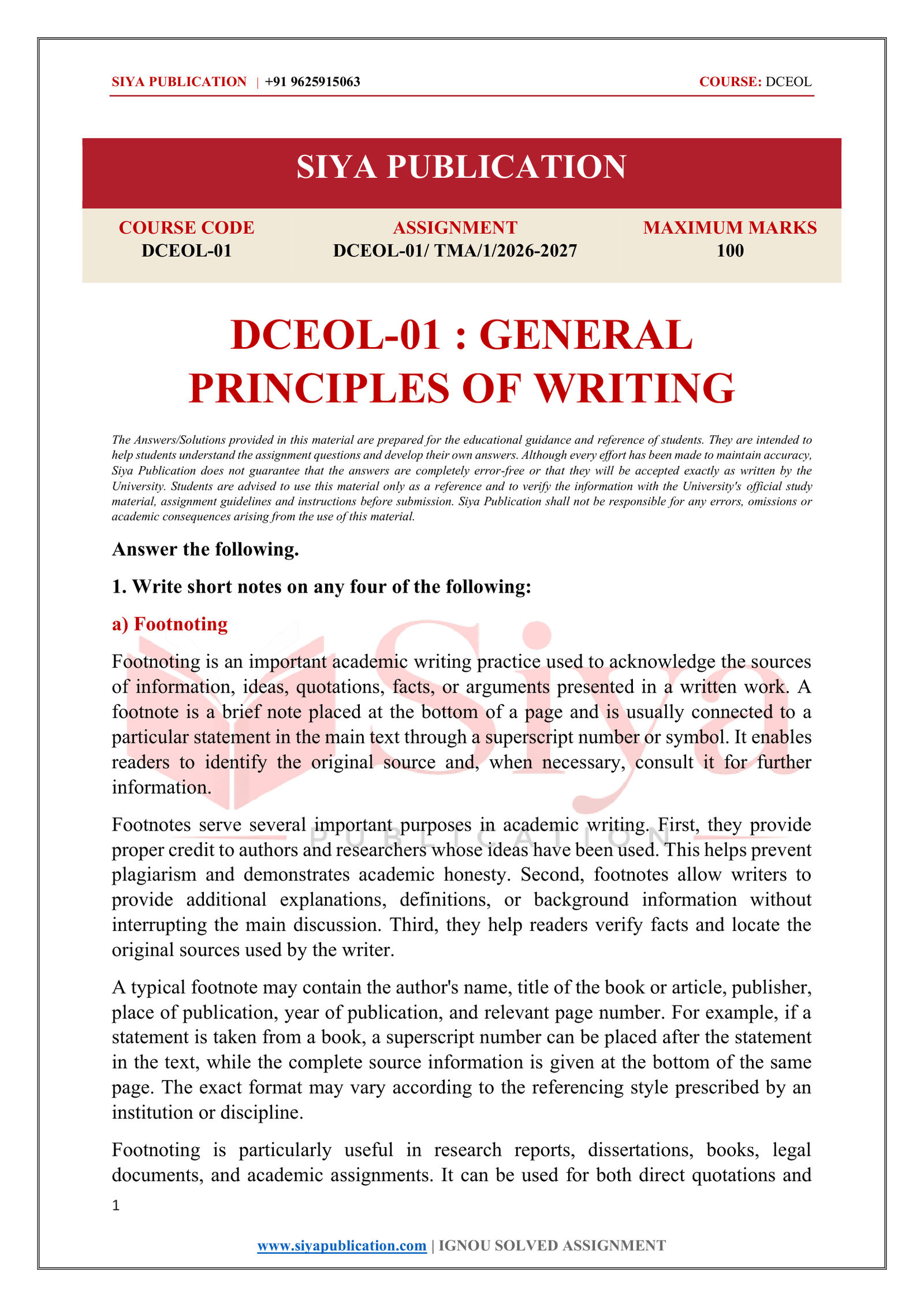IGNOU DCEOL-01 Solved Assignment 2026-27 – English Medium - Image 2