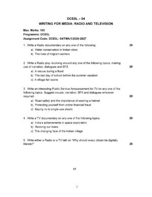 IGNOU DCEOL-04 Solved Assignment 2026-27 – English Medium