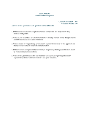IGNOU MDV-004 Solved Assignment 2026-27 – English Medium