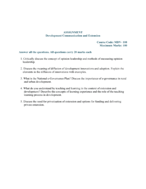 IGNOU MDV-108 Solved Assignment 2026-27 – English Medium