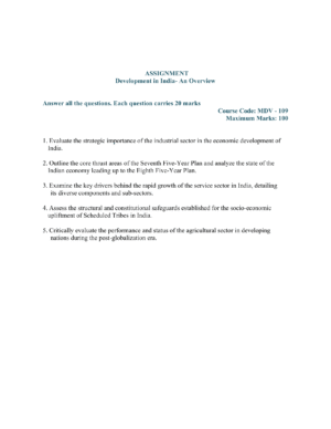 IGNOU MDV-109 Solved Assignment 2026-27 – English Medium