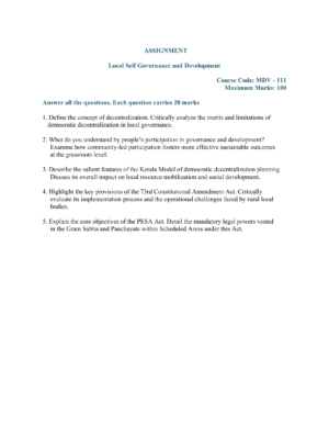 IGNOU MDV-111 Solved Assignment 2026-27 – English Medium