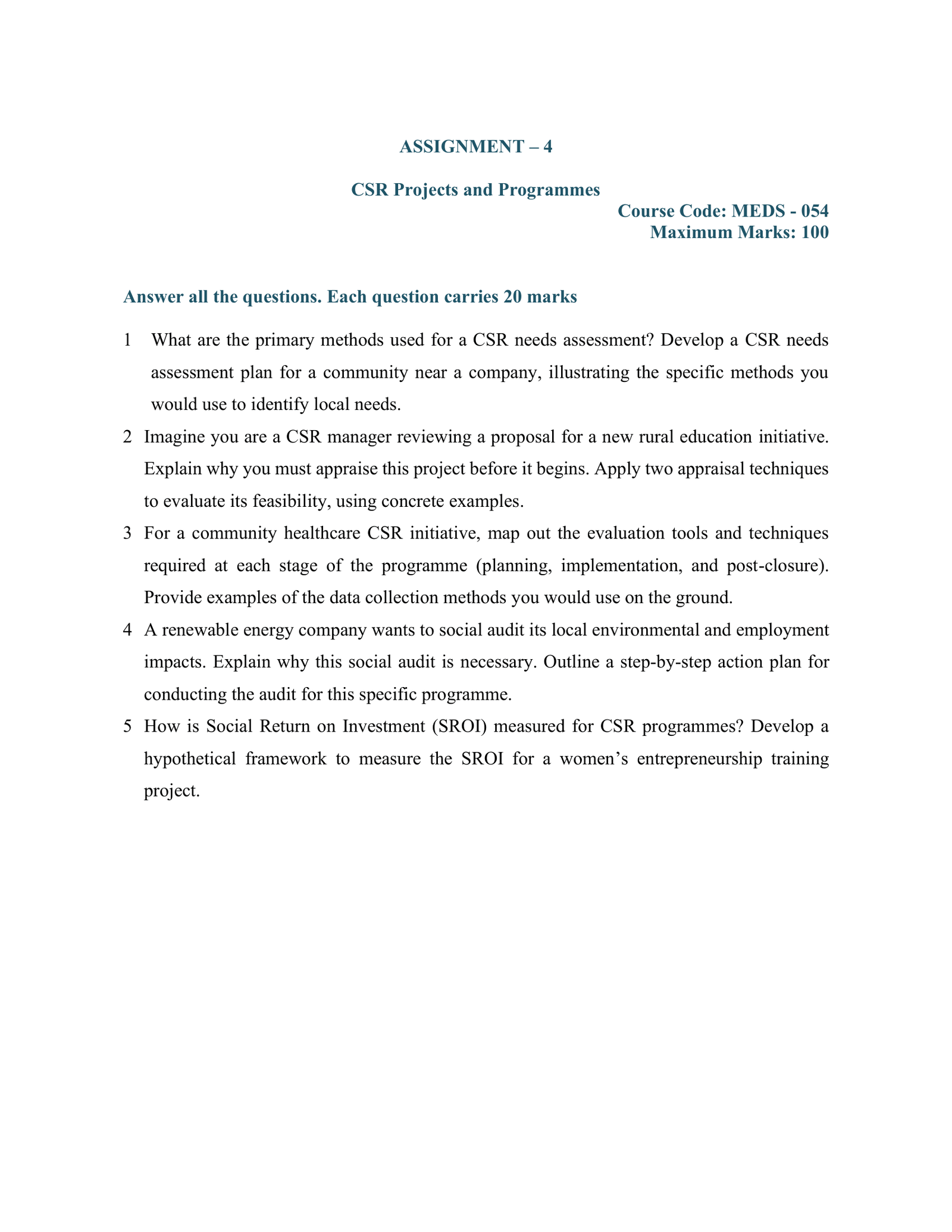 IGNOU MEDS-054 Solved Assignment 2026-27 – English Medium
