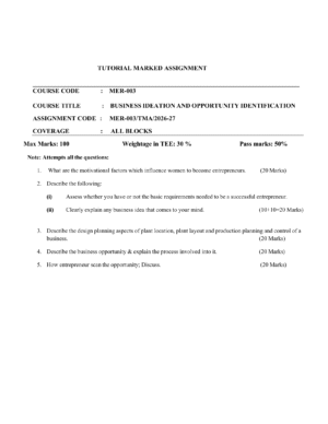 IGNOU MER-003 Solved Assignment 2026-27 – English Medium