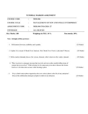 IGNOU MER-006 Solved Assignment 2026-27 – English Medium
