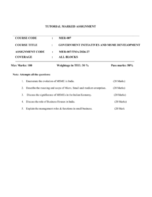 IGNOU MER-007 Solved Assignment 2026-27 – English Medium
