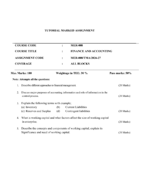 IGNOU MER-008 Solved Assignment 2026-27 – English Medium