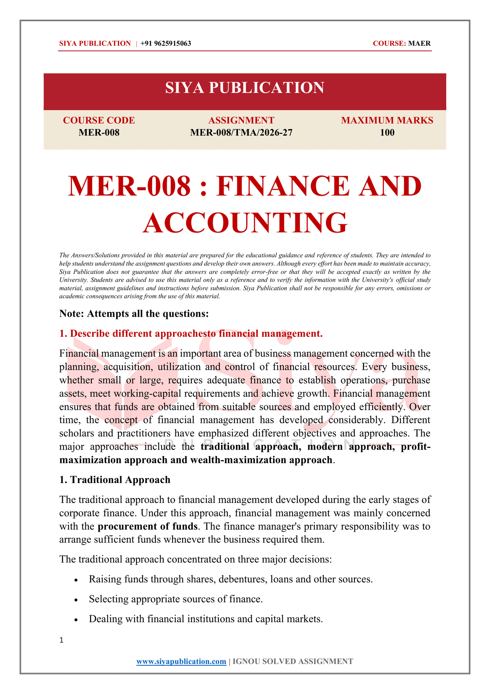 IGNOU MER-008 Solved Assignment 2026-27 – English Medium - Image 2