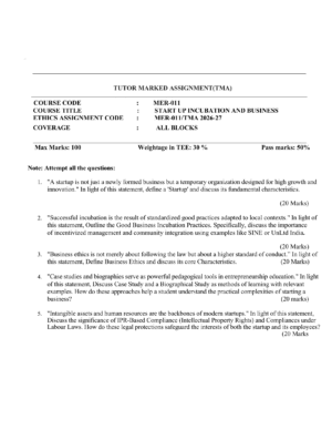 IGNOU MER-011 Solved Assignment 2026-27 – English Medium