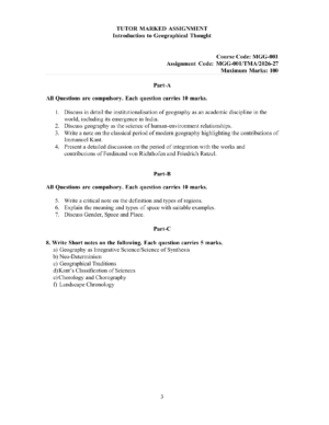 IGNOU MGG-001 Solved Assignment 2026-27 – English Medium