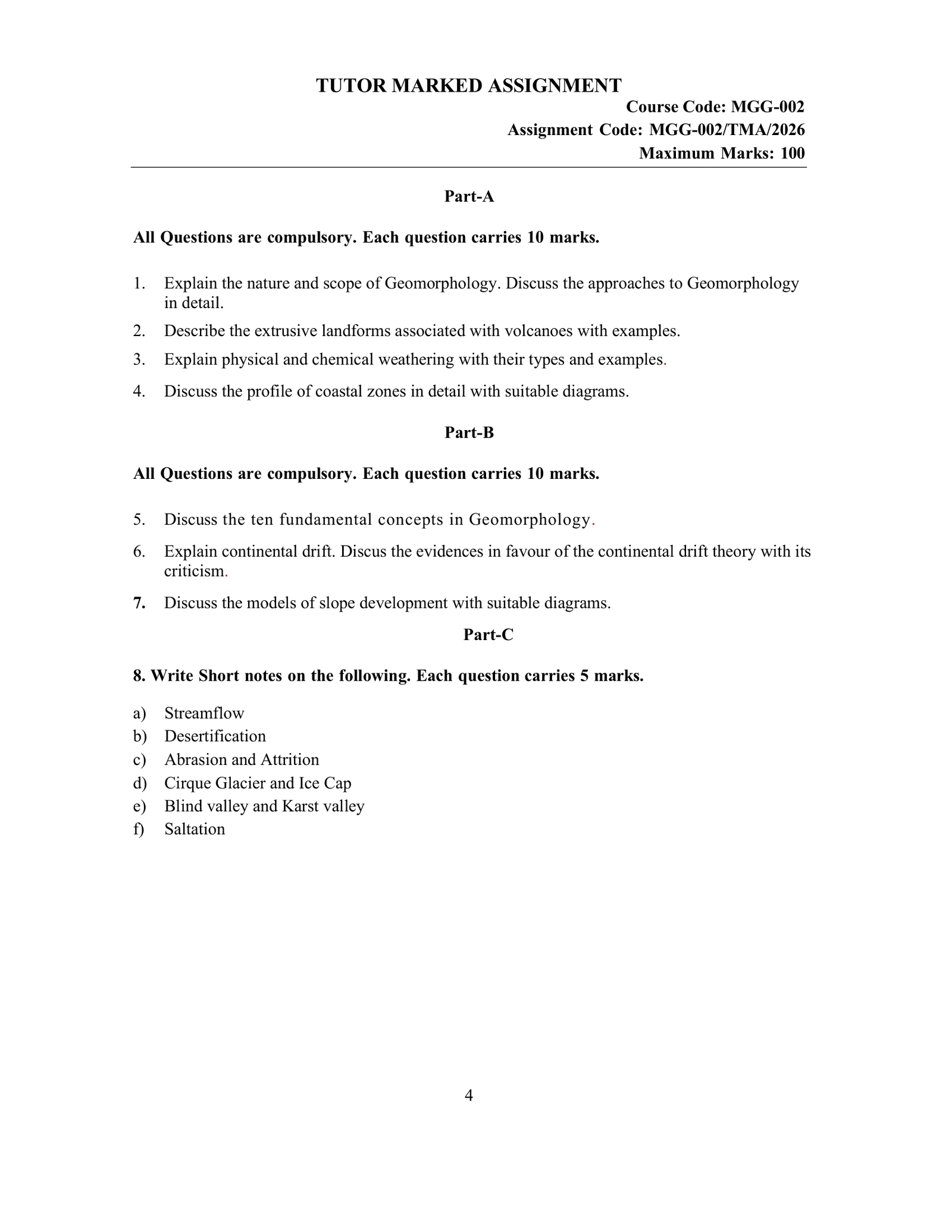 IGNOU MGG-002 Solved Assignment 2026-27 – English Medium
