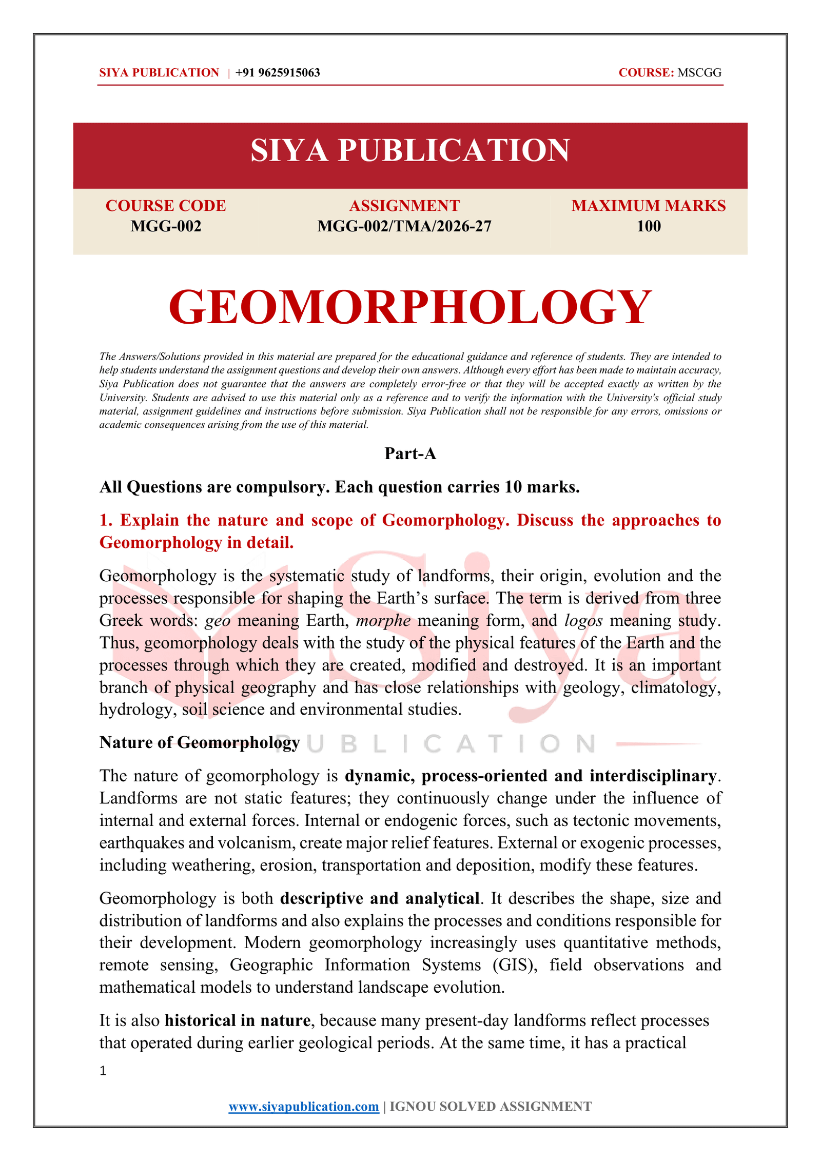 IGNOU MGG-002 Solved Assignment 2026-27 – English Medium - Image 2