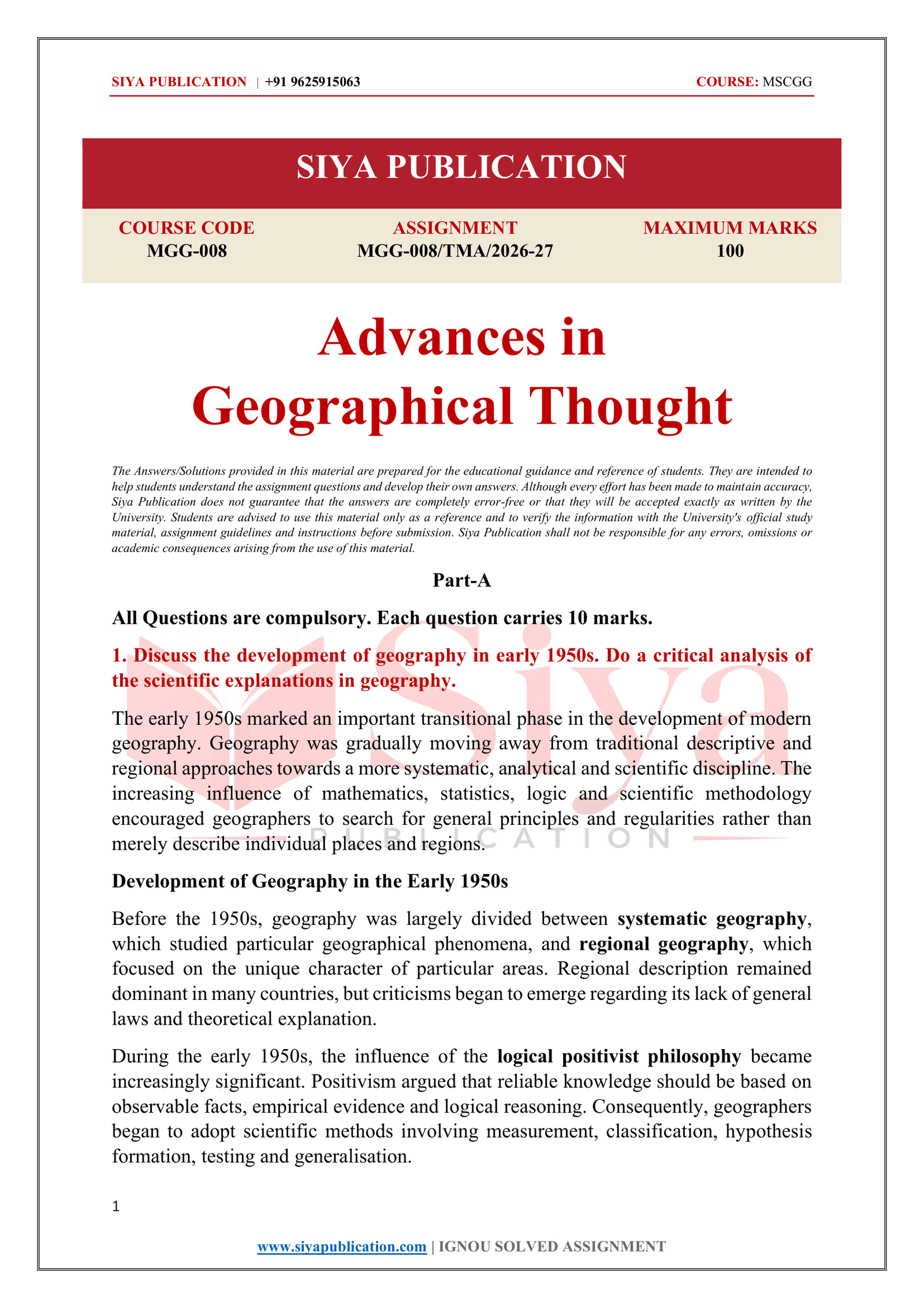 IGNOU MGG-008 Solved Assignment 2026-27 – English Medium - Image 2