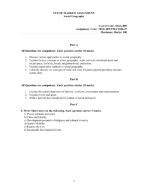 IGNOU MGG-009 Solved Assignment 2026-27 – English Medium