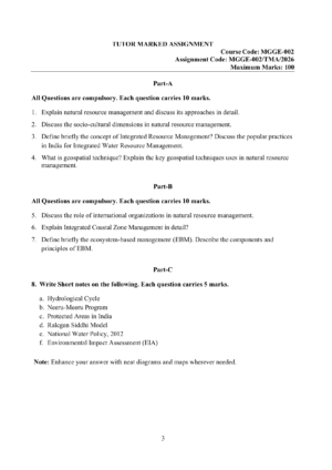 IGNOU MGGE-002 Solved Assignment 2026-27 – English Medium