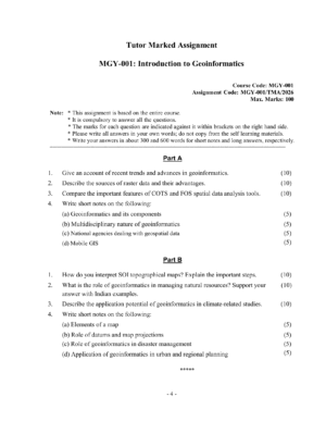 IGNOU MGY-001 Solved Assignment January & July 2026 – English Medium