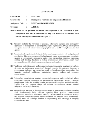 IGNOU MMPC-001 Solved Assignment 2026-27 – English Medium