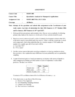 IGNOU MMPC-005 Solved Assignment 2026-27 – English Medium