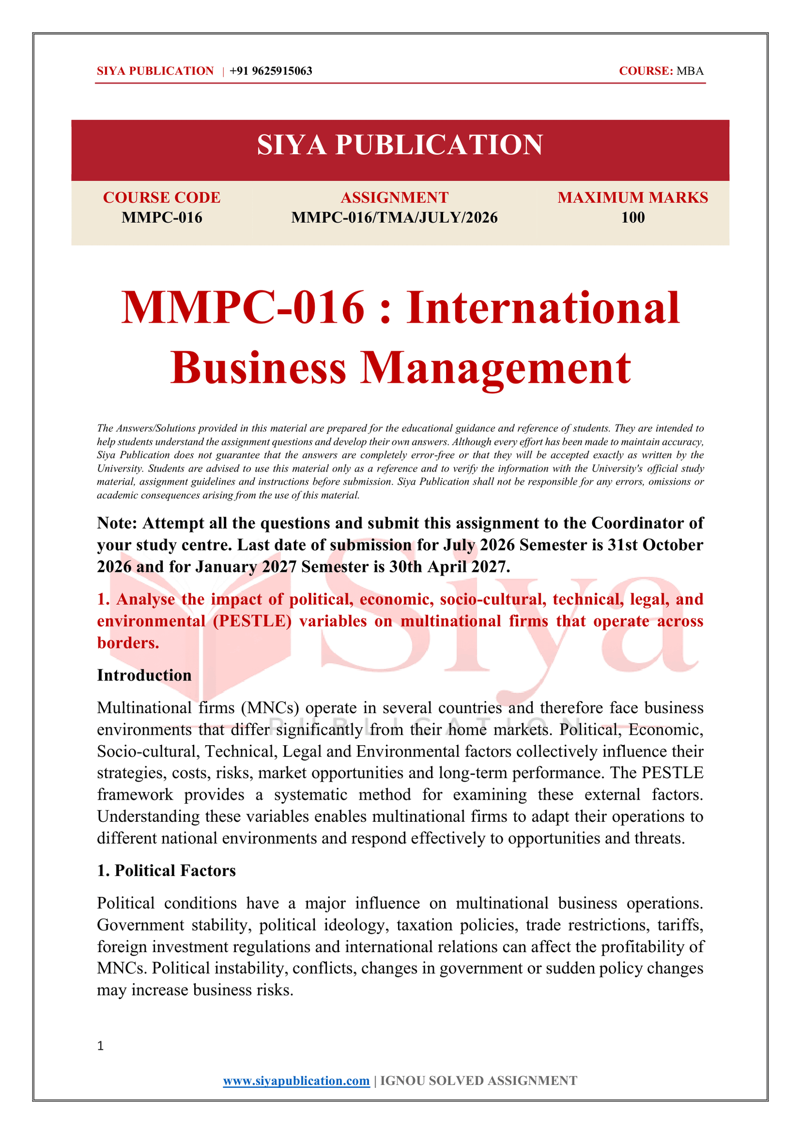 IGNOU MMPC-016 Solved Assignment 2026-27 – English Medium - Image 2