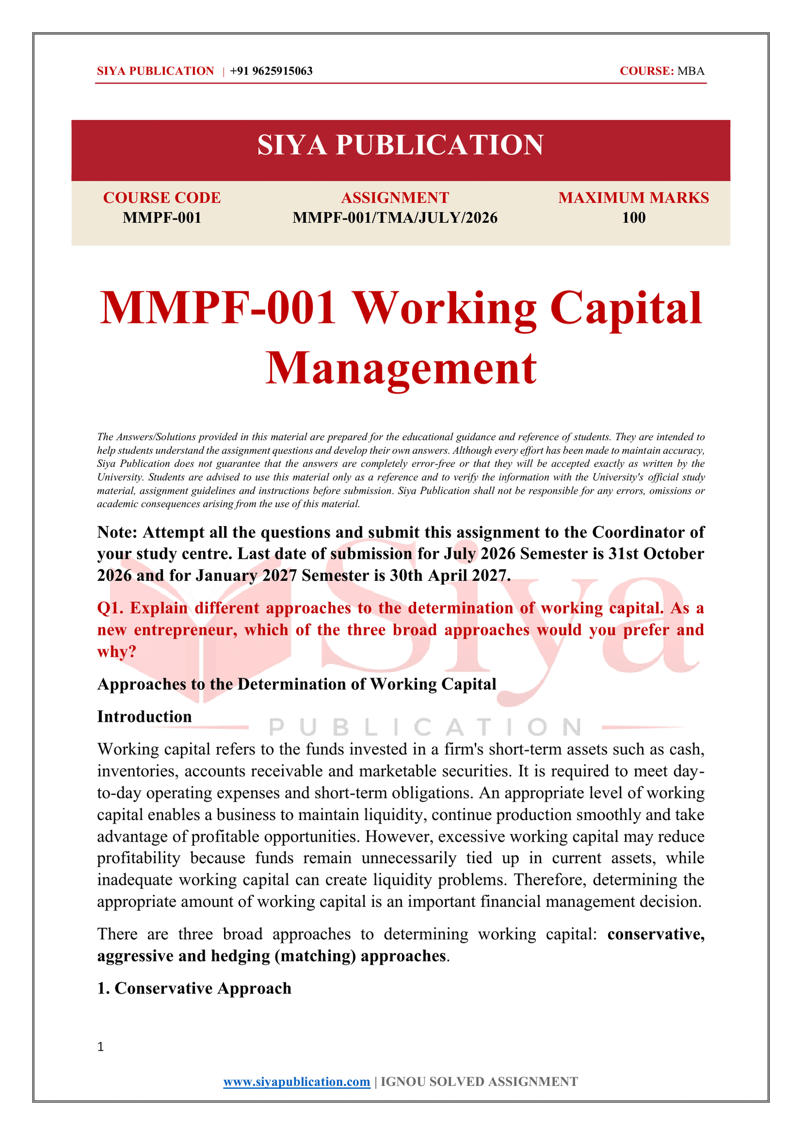 IGNOU MMPF-001 Solved Assignment 2026-27 – English Medium - Image 2