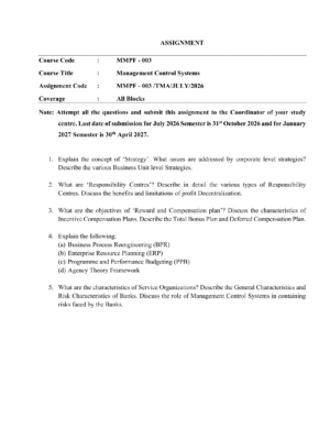 IGNOU MMPF-003 Solved Assignment 2026-27 – English Medium