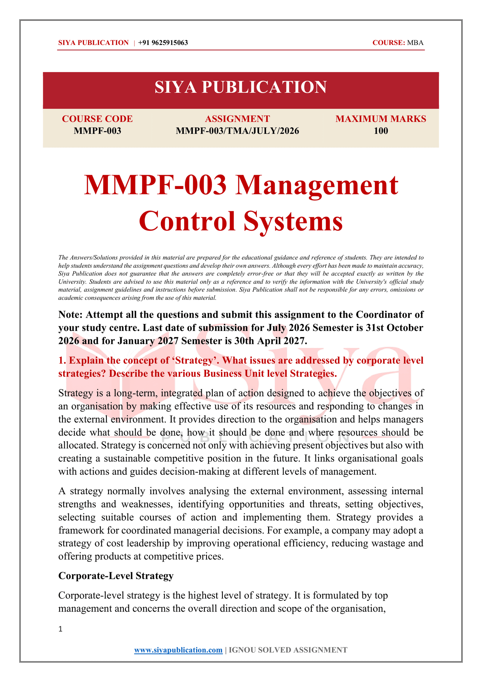 IGNOU MMPF-003 Solved Assignment 2026-27 – English Medium - Image 2