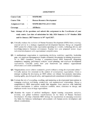 IGNOU MMPH-002 Solved Assignment 2026-27 – English Medium