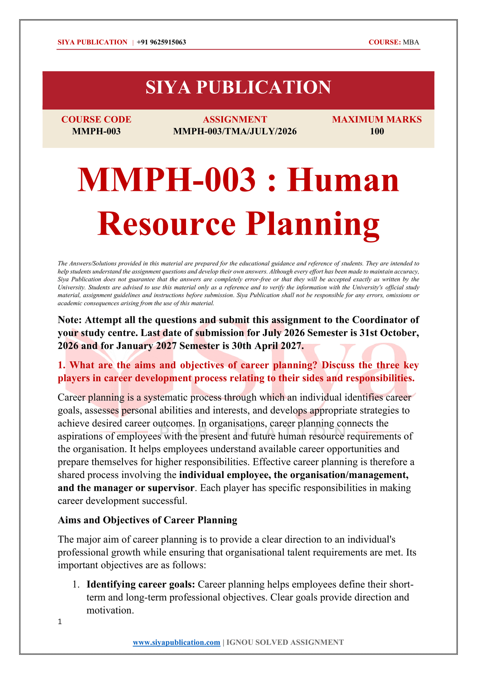 IGNOU MMPH-003 Solved Assignment 2026-27 – English Medium - Image 2
