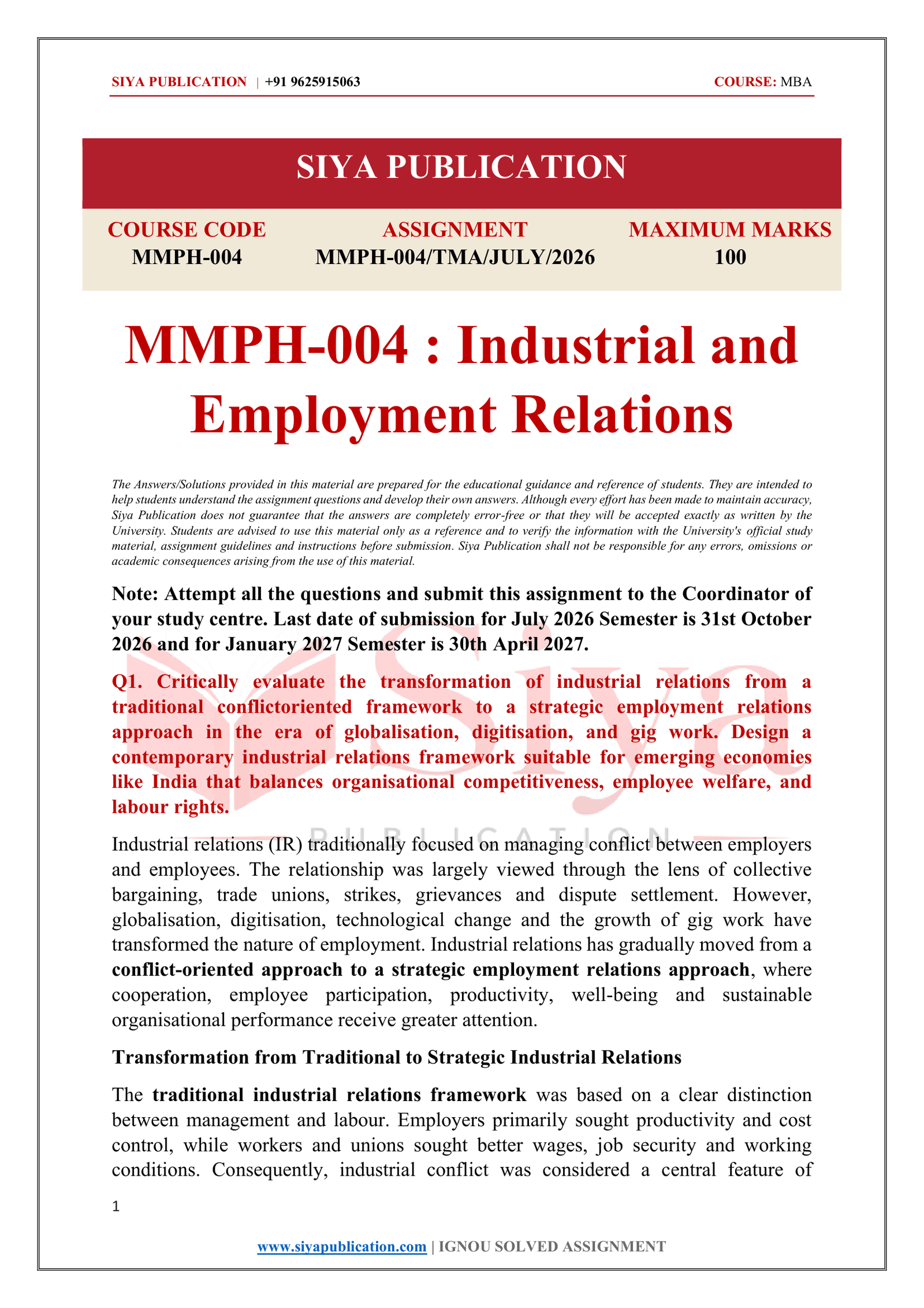 IGNOU MMPH-004 Solved Assignment 2026-27 – English Medium - Image 2