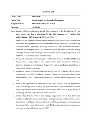 IGNOU MMPH-007 Solved Assignment 2026-27 – English Medium
