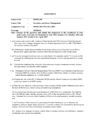 IGNOU MMPL-002 Solved Assignment 2026-27 – English Medium