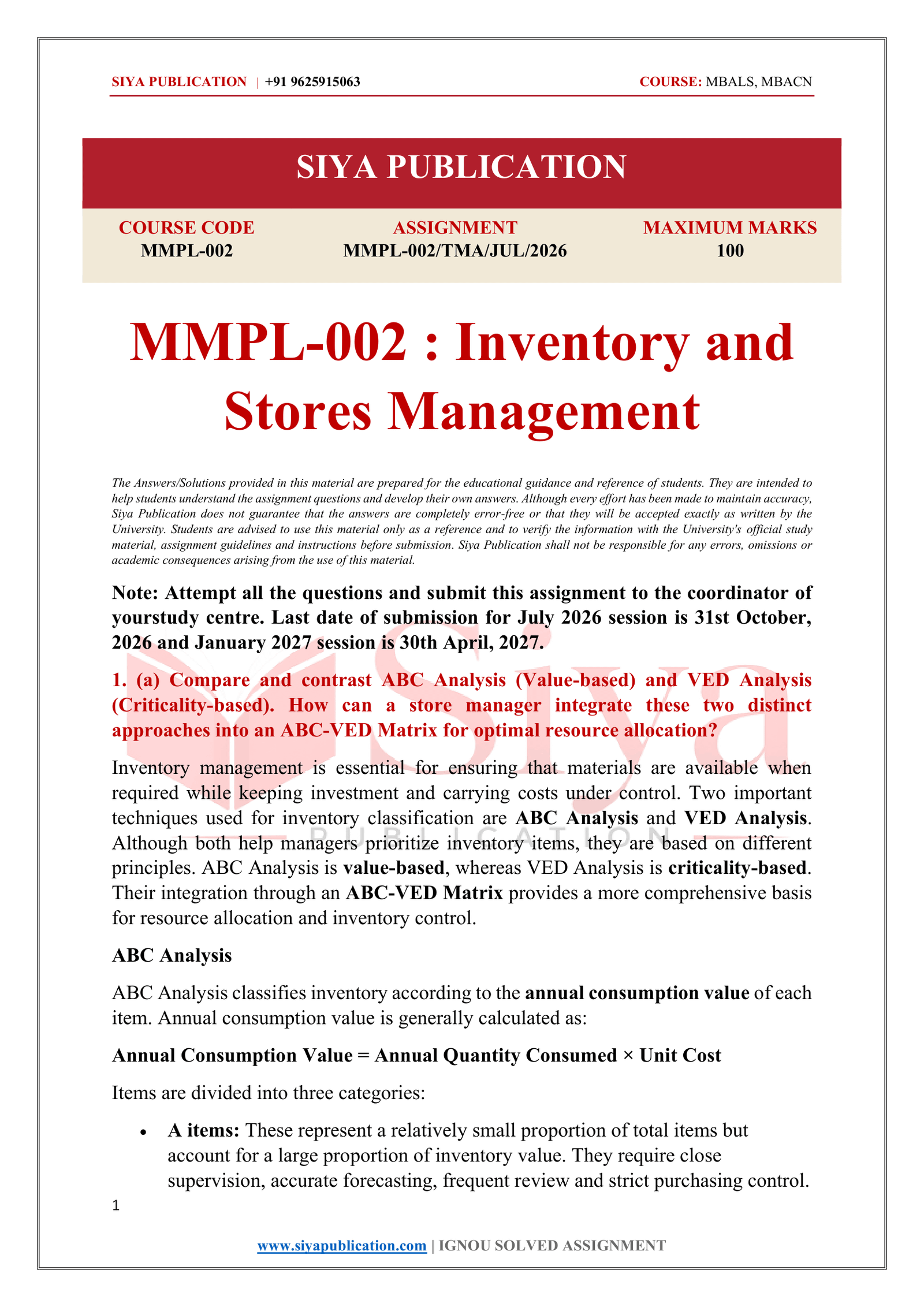 IGNOU MMPL-002 Solved Assignment 2026-27 – English Medium - Image 2