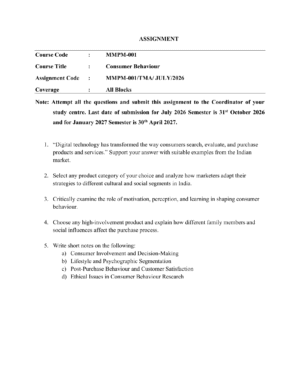 IGNOU MMPM-001 Solved Assignment 2026-27 – English Medium