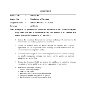 IGNOU MMPM-005 Solved Assignment 2026-27 – English Medium