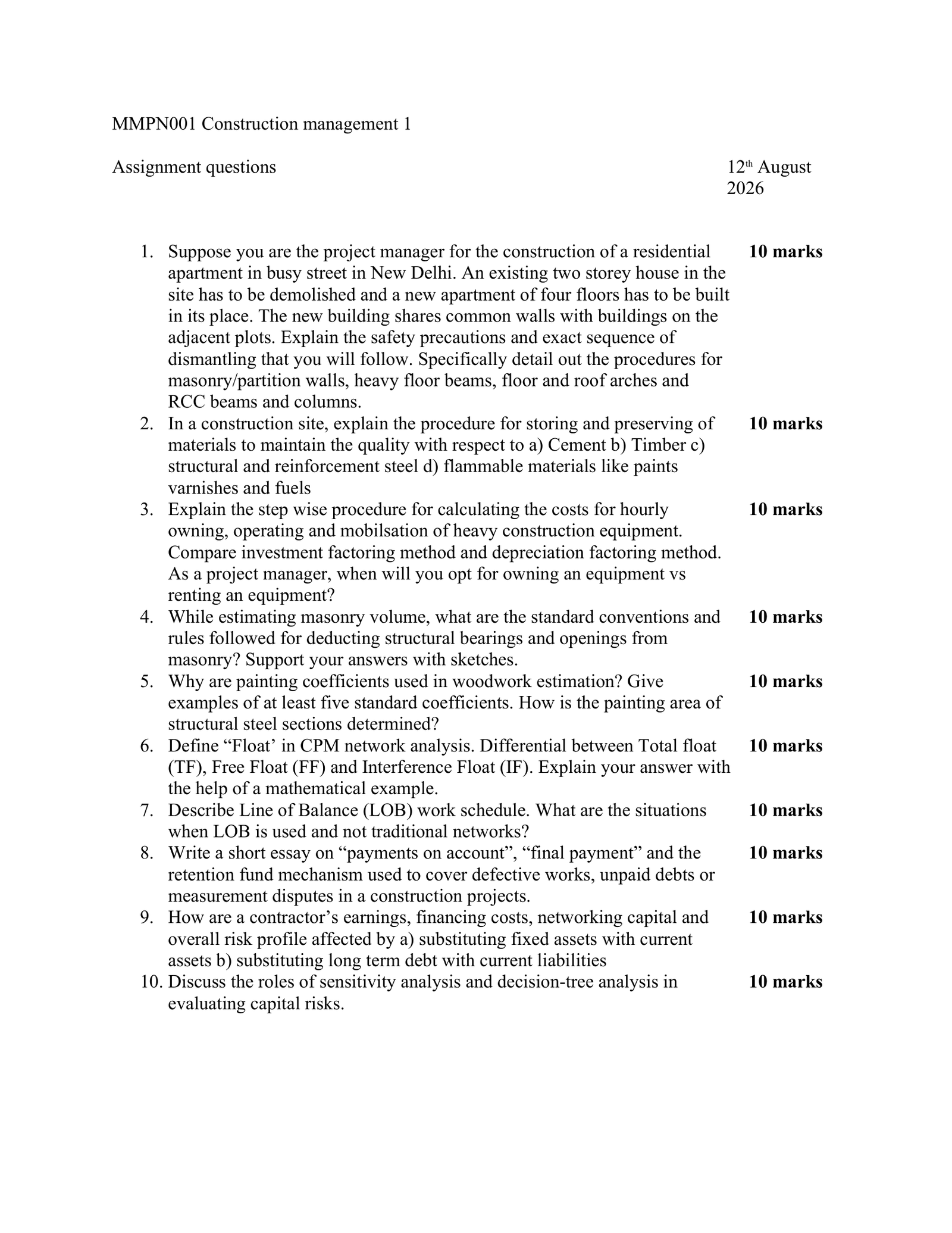 IGNOU MMPN-001 Solved Assignment 2026-27 – English Medium