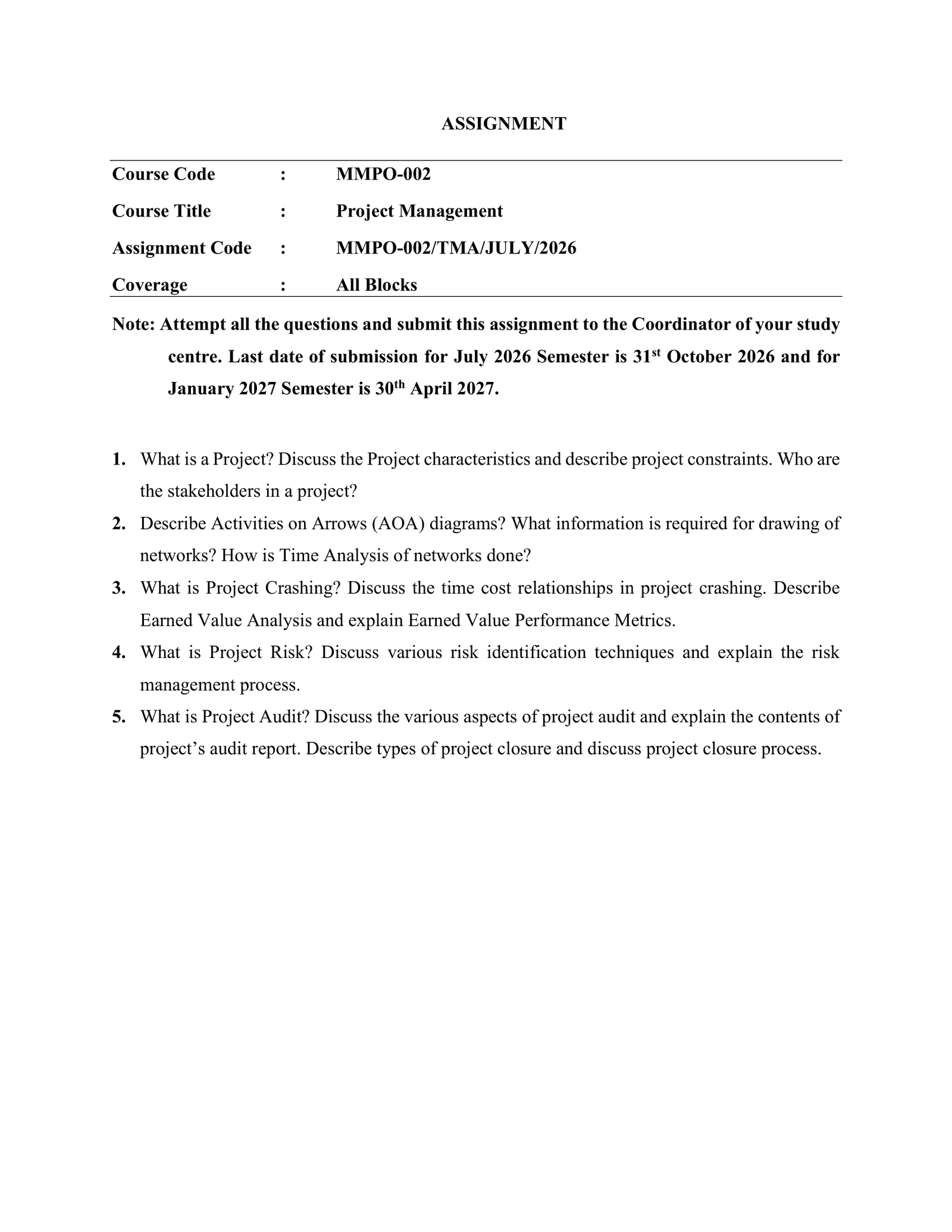 IGNOU MMPO-002 Solved Assignment 2026-27 – English Medium