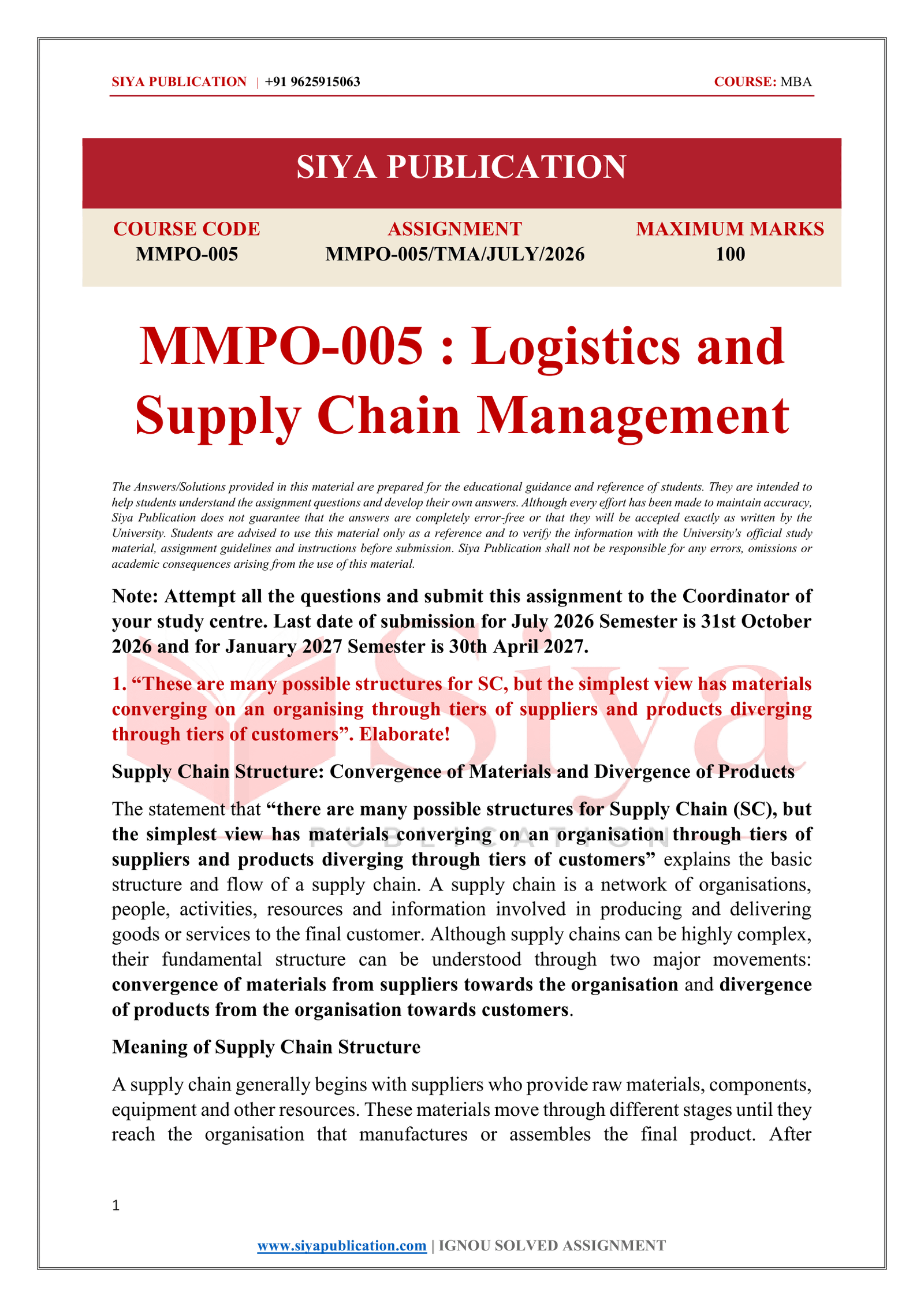 IGNOU MMPO-005 Solved Assignment 2026-27 – English Medium - Image 2