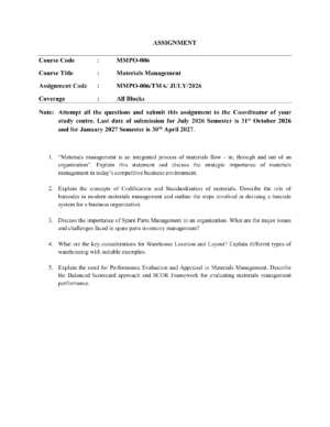 IGNOU MMPO-006 Solved Assignment 2026-27 – English Medium