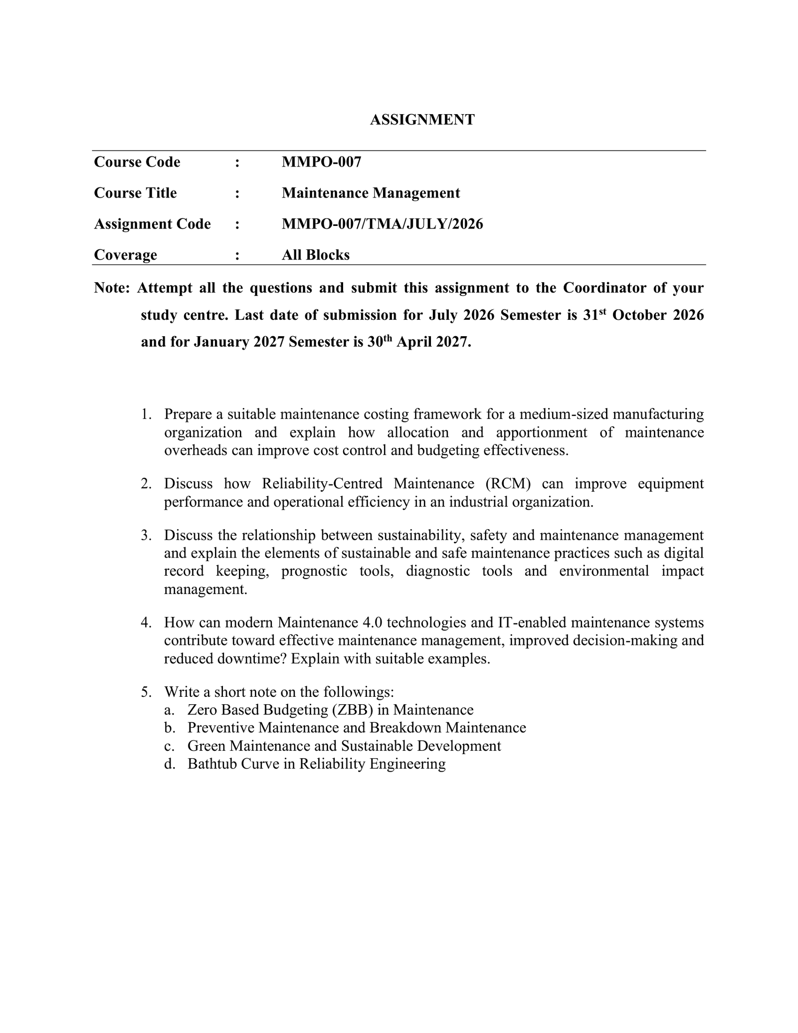 IGNOU MMPO-007 Solved Assignment 2026-27 – English Medium