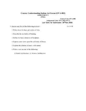 IGNOU OVA-002 Solved Assignment JULY 2026 – English Medium