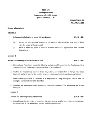 IGNOU BEGC-134 Solved Assignment JULY 2026 – English Medium