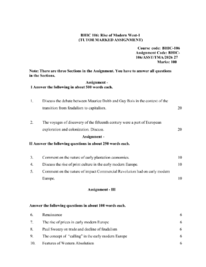 IGNOU BHIC-106 Solved Assignment 2026-27 – English Medium