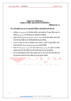 IGNOU BPVI-004 Solved Assignment 2026-27 – Hindi Medium
